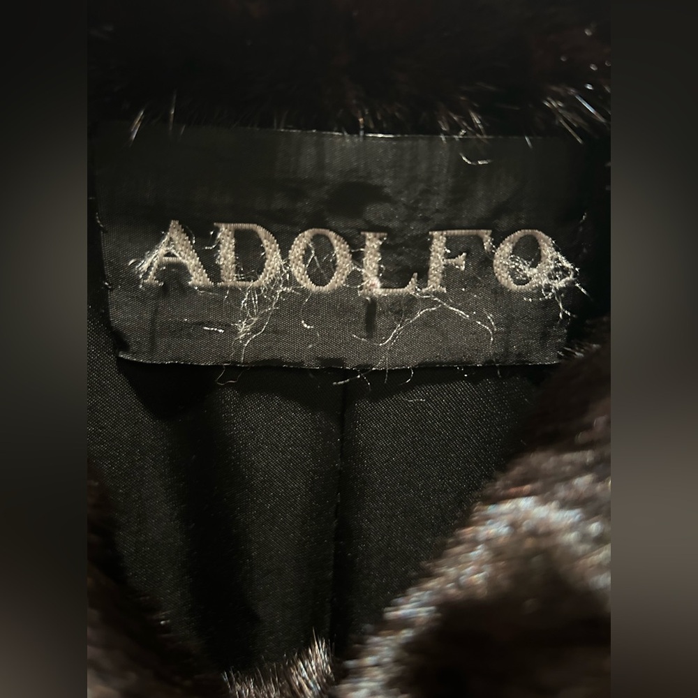 ADOLFO Mink Fur Coat Womens size 12 NEW - Picture 10 of 16